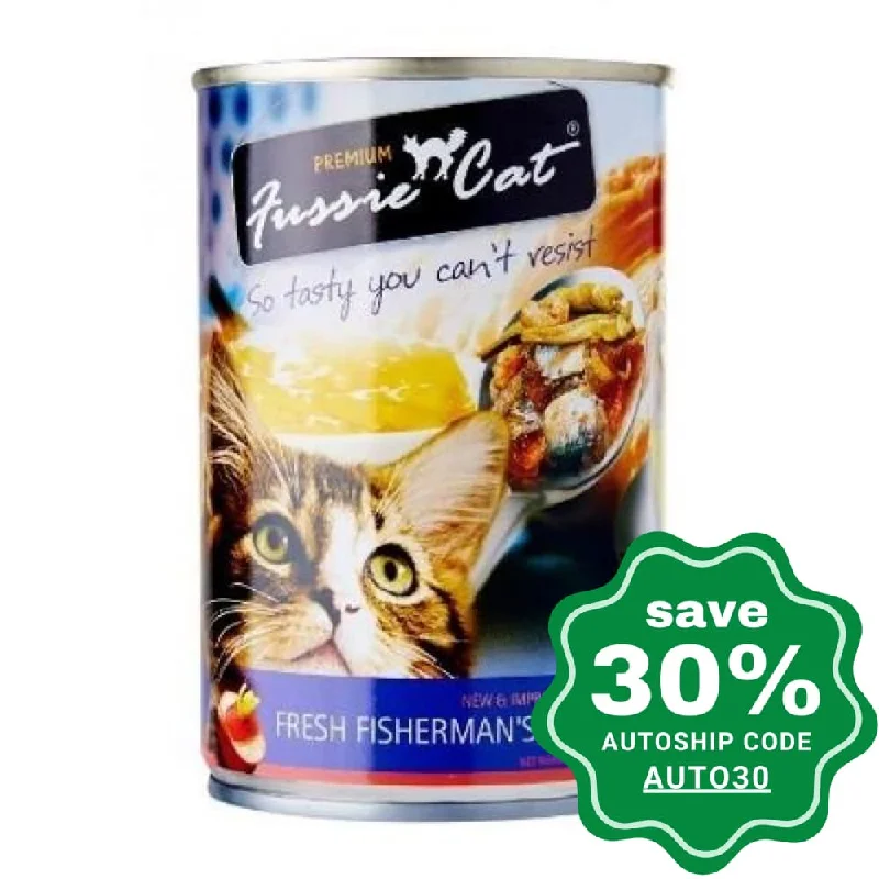 Fussie Cat - Fresh Fishermans Basket - 400G (Min. 24 Cans)